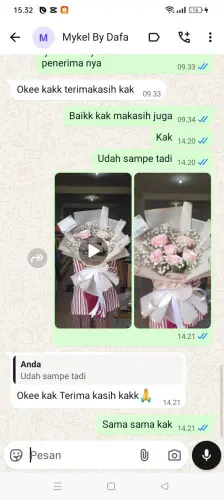 Testimonial Buket Bunga cihambali