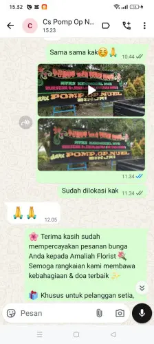 Testimonial Papan Bunga cihambali